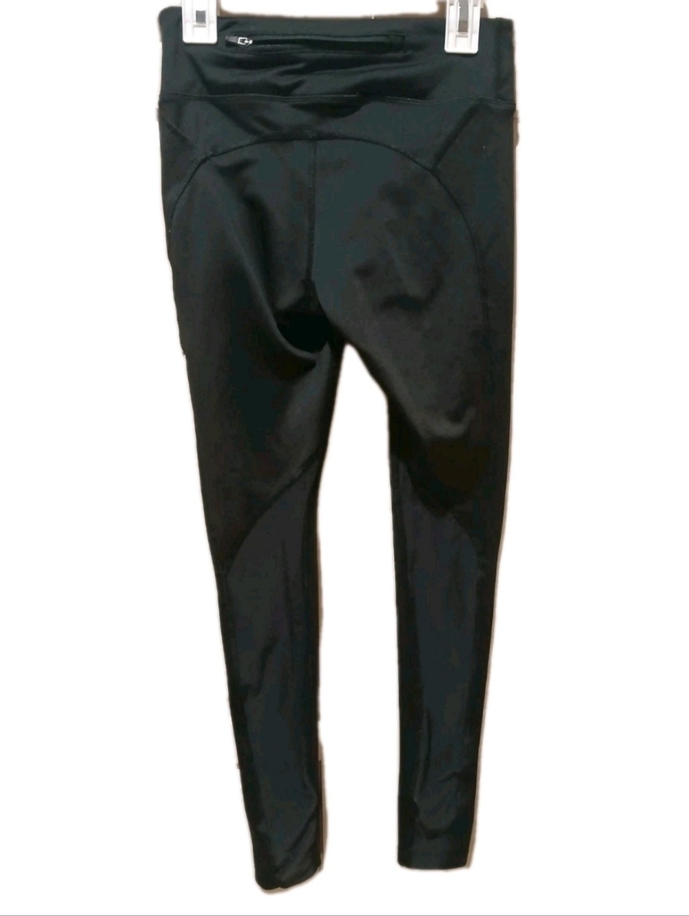 Nike Women’s Dri-FIT Mesh Back Full Length Pocket Tight Leggings Black XSMALL - Picture 7 of 8